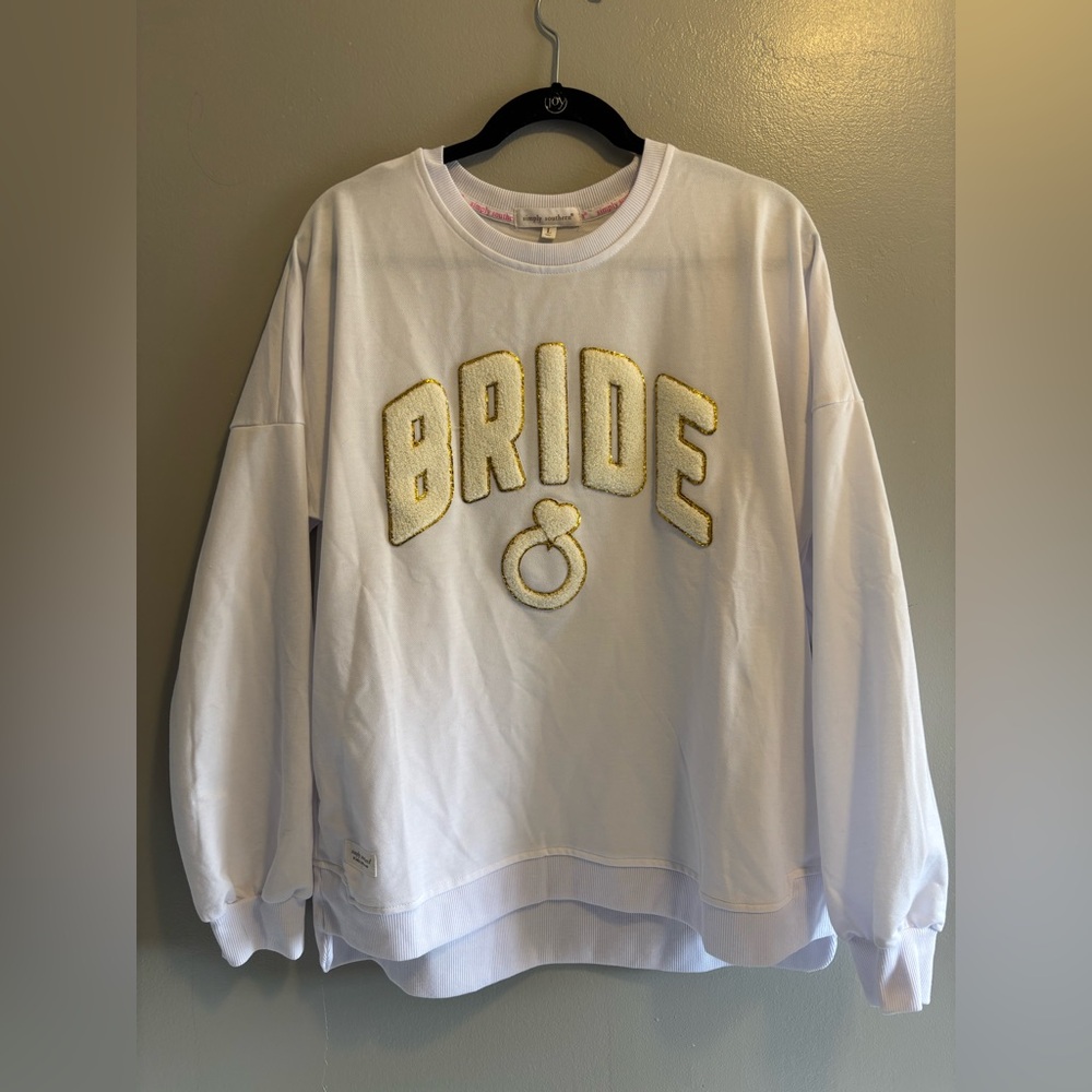 Bride Crewneck Sweatshirt, Simply Southern, Large